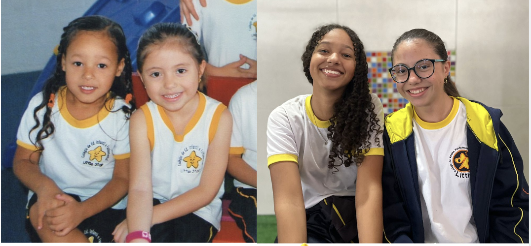 Alunos desde pequenos conosco